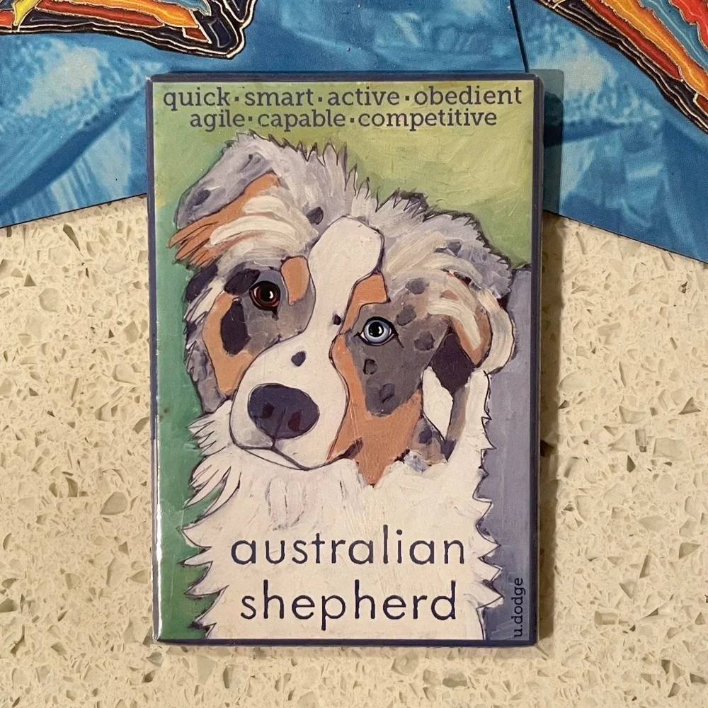 Bundle of 3 Large Magnets - Australian Shephard & Embrace Hope (2)