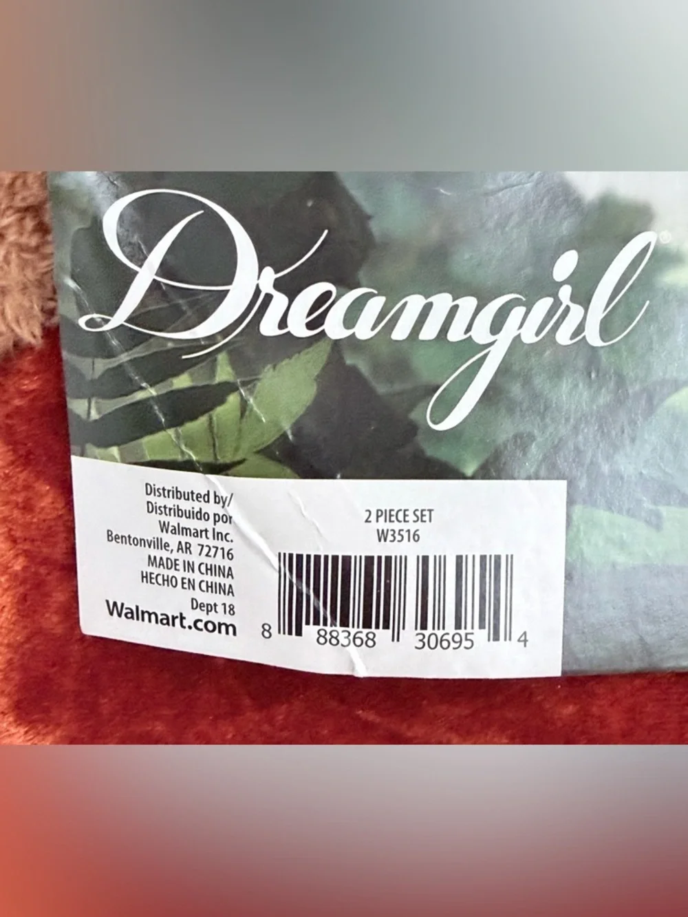 Dreamgirl Red Fox Ruffle Dress w/detachable tail & 3 Ear Headbands Medium (8-10)