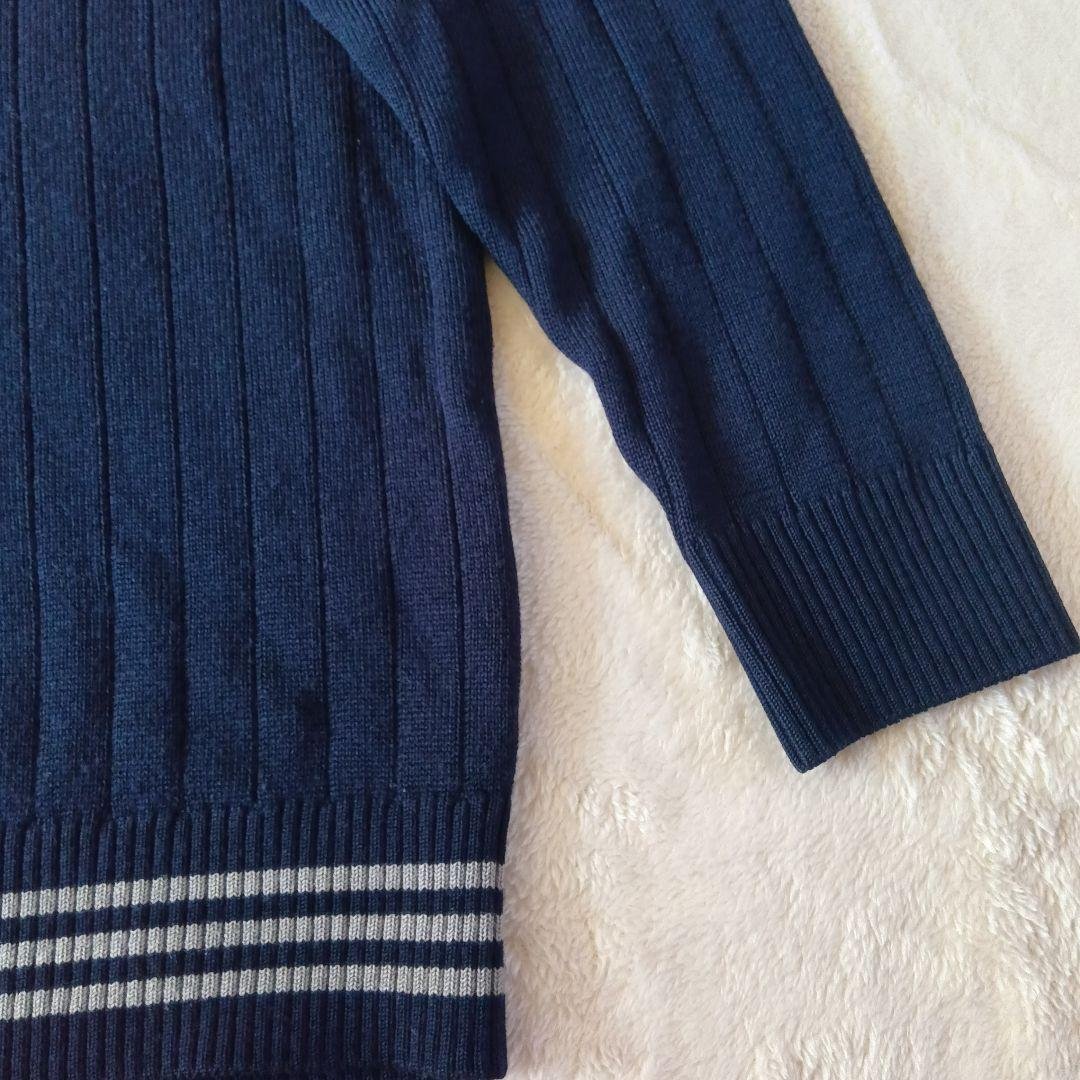 Vintage Navy V-neck Sweater Knit Vest L